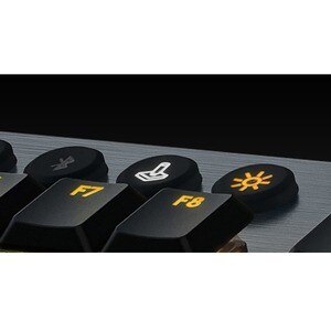 Logitech G G913 游戏键盘 - 无线 连接 - USB 接口 - RGB LED - 英文 - 黑 - 机械 按键开关 - 蓝牙 - 播放/暂停, 音量控制, 静音, G 键, 媒体中心, 音量控制 热键 - 铬操作系统 - PC