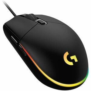 Logitech G G102 LIGHTSYNC 游戏鼠标 - USB - 6 按钮 - 6 可编程按钮 - 黑 - 电缆 - 8000 dpi