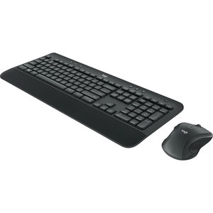 Logitech Advanced MK545 键盘鼠标 - USB 无线 RF 键盘 - USB 无线 RF 鼠标 - 光学 - 滚轮 - AA - 兼容 PC