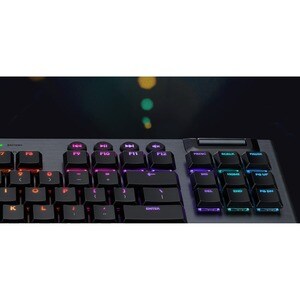 Logitech G G913 TKL 游戏键盘 - 有线/无线 连接 - USB 接口 - RGB LED - 机械 按键开关 - 蓝牙 - 播放/暂停, 音量控制, 跳过, 静音 热键 - 铬操作系统 - 台式计算机 - PC, Mac