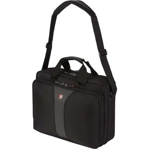 Wenger Legacy 67652140 Carrying Case for 16" Notebook - Black, Gray - Tear Resistant Shoulder Strap - Polyester, Nylon Bod