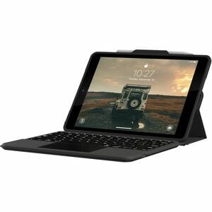 Urban Armor Gear Rugged Keyboard/Cover Case (Folio) for 25.9 cm (10.2") Apple iPad (9th Generation), iPad (8th Generation)