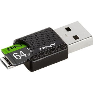 PNY Elite 64 GB Class 10/UHS-I (U1) microSDXC - 100 MB/s Read