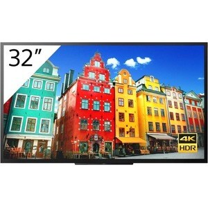 Sony Pro Bravia FW-32BZ30J 812.80 mm LCD Digital Signage Display - High Dynamic Range (HDR) X1 - 3840 x 2160 - Edge LED - 