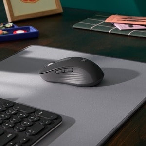Logitech Signature M650 L Full Size Wireless Mouse - For Large Sized Hands, 2-Year Battery, Silent Clicks, Customizable Si