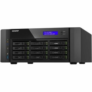 QNAP TS-h1290FX-7302P-256G SAN/NAS Storage System - EPYC 7302P Hexadeca-core (16 Core) - 12 x HDD Supported - 0 x HDD Inst