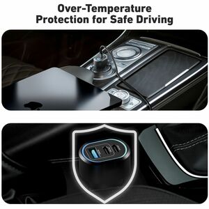 CODi Auto Adapter - 65 W - 12 V DC, 24 V DC Input - Black