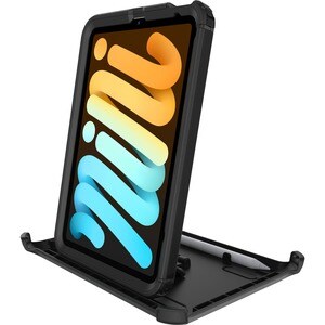 OtterBox Defender Series Pro Rugged Carrying Case (Holster) Apple iPad mini (6th Generation) Tablet - Black - Bacterial Re