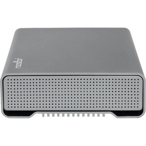 Rocstor Rocpro D90 4 TB Desktop Rugged Hard Drive - 3.5" External - SATA (SATA/600) - Aluminum Gray - MAC Device Supported
