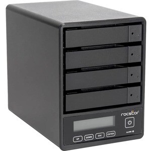 Rocstor Rocpro U35 USB Type-C Desktop RAID Storage - Rocstor Rocpro U35 Professional Desktop RAID - 16TB (4x4TB) HDD Insta