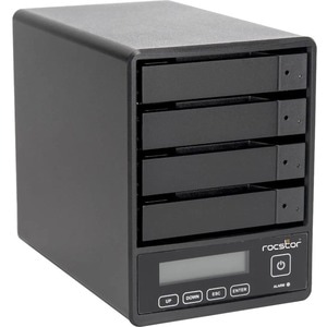 Rocstor Rocpro U35 USB Type-C Desktop RAID Storage - Rocstor Rocpro U35 Professional Desktop RAID - 32TB (4x8TB) HDD Insta