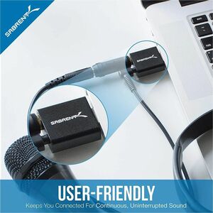 Sabrent USB Aluminum External Stereo Sound Adapter - USB - USB