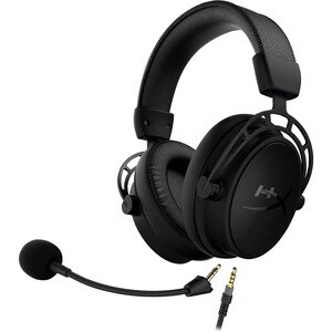 HyperX Cloud Alpha S Wired Over-the-ear, Over-the-head Stereo Gaming Headset - Black - Binaural - Circumaural - 10 Hz to 2