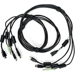 Vertiv AVOCENT 1.83 m Cabo KVM - Cable for Teclado/Rato, Coluna, Dispositivo áudio/vídeo, Interruptor KVM - Primeira extre