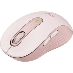 Logitech Signature M650 Mouse - Bluetooth/Radio Frequency - USB - Optical - 5 Button(s) - 5 Programmable Button(s) - Rose 