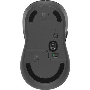 Logitech Signature M650 L Mouse - Bluetooth/Radio Frequency - USB - Optical - 5 Button(s) - 5 Programmable Button(s) - Gra