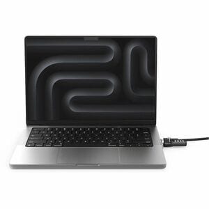 Compulocks Ledge Lock Adapter for MacBook Pro 14" M1 & M2 with Combination Cable Lock Silver - Cutting-Edge MacBook Lockin