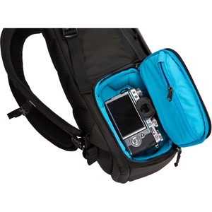 Thule EnRoute TECB125 Travel/Luggage Case (Backpack) Digital Camera, Notebook, Travel, Water Bottle - Black - Nylon Body -