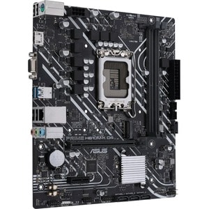 Schede madri desktop Asus Prime H610M-K D4 - Intel H610 Chipset - Presa LGA-1700 - Micro ATX - Pentium Gold, Celeron, Core