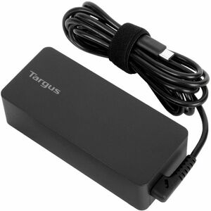 Targus APA107EU 65 W AC Adapter - 1 USB Type-C - For USB Type C Device, Notebook, Tablet, Phone - 1.80 m Cable - Black