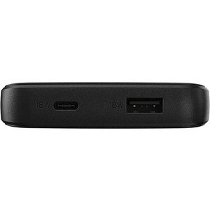 OtterBox Power Bank - Black - 10000 mAh - 3 A - 5 V DC, 9 V DC, 12 V DC Output - 5 V, 9 V, 12 V Input - 2 x USB - Black