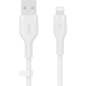 BELKIN BOOST CHARGE CABLE USB-A TO LTG SILICONE 1M WHITE