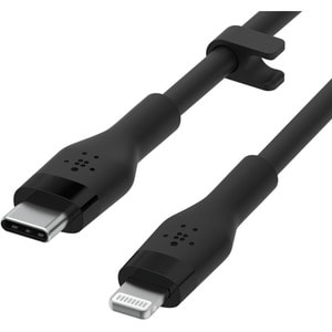 BELKIN BOOST CHARGE LIGHTNING TO USB-C SILICONE CABLE 2M BLACK