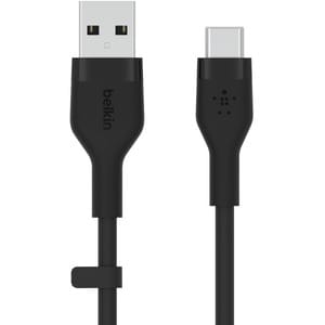 BELKIN BOOST CHARGE CABLE USB-A - USB-C BRD SILICON 2M BLK