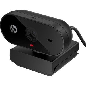 HP 325 Webcam - USB Type A - 1920 x 1080 Video - 66° Angle - Microphone - Notebook, Monitor