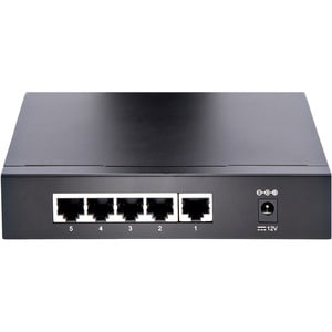 StarTech.com Unmanaged 2.5G Switch, 5 Port 2.5GBASE-T Unmanaged Ethernet Switch, Din Rail | Wall Mount, Multi-Gigabit, Aut