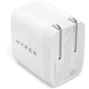 Hyper HyperJuice HJ205US Power Adapter - 20 W - 5 V, 9 V DC, 12 V DC Output - 3 A - White