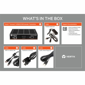 Vertiv AVOCENT LongView LV5520T Digital - Com fios - Compatível com TAA - 1 Computador(es) - 1 Utilizador(es) local(ais) -