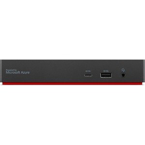 Lenovo USB-Typ C Docking Station für Desktop-PC, Notebook - 96 W - 4K - 3840 x 2160 - 2 x USB 2.0 - USB Typ C - Netzwerk (