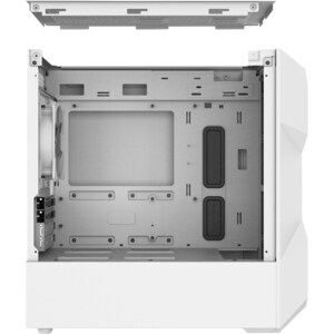 Cooler Master MasterBox TD300 Mesh Computer Case - Mini-tower - White - Steel, Mesh, Plastic, Tempered Glass - 4 x Bay - 2