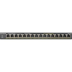Netgear GS316P Ethernet Switch - 16 Ports - 2 Layer Supported - 127.90 W Power Consumption - 115 W PoE Budget - Twisted Pa
