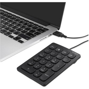 Kensington Wired Numeric Keypad - Cable Connectivity - USB Type A Interface - 21 Key(s) - ChromeOS - Keyboard, Notebook - 