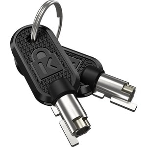 Kensington K68134WW Cable Lock For Notebook - 1.80 m Cable - Keyed Lock - Black, Silver - Carbon Steel - For Notebook