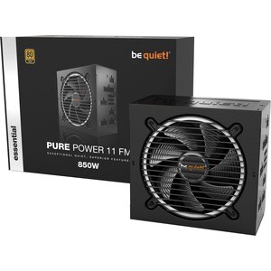 be quiet! Pure Power 11 SFX12V/EPS12V, ATX12V Modular Power Supply - 850 W - SFX, ATX - 120 V AC, 230 V AC Input - 3.3 V D