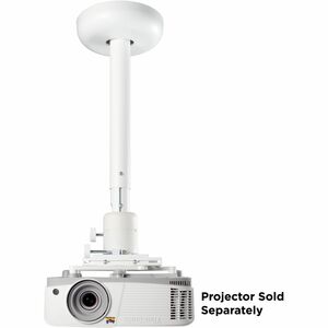 Fixation au plafond ViewSonic PJ-WMK-007 pour Projecteur - Blanc - 24,95 kg Max