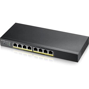 ZYXEL GS1915-8EP 8-Port Gigabit Smart Nebula Cloud Managed PoE Switch | 8 PoE+ Ports at 60W - 8 Ports - Gigabit PoE / PoE+