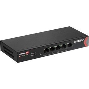 Switch Ethernet Edimax GS-3005P 5 Porte Gestibile - Gigabit Ethernet - 10/100/1000Base-T - 2 Layer supportato - 60 W PoE B