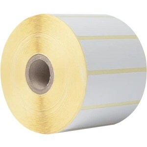 Brother Rótulo multiuso - Retângulo - Térmico direto - Branco - 1900 /Rolo - 15200 Total de etiquetas - 8 Rolo