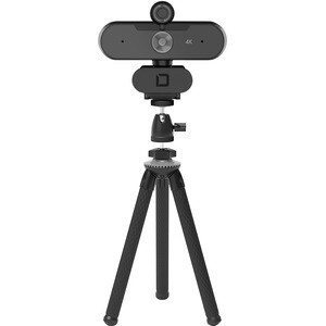 Webcam Dicota - 60 fps - Noir - USB 2.0 - Vidéo 3840 x 2160 - Autofocus - 110° Angle - Microphone - Écran, Portable, Ordin