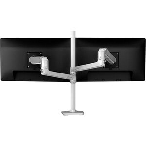 Ergotron Desk Mount for Monitor - Polished Aluminum - Height Adjustable - 2 Display(s) Supported - 101.6 cm (40") Screen S