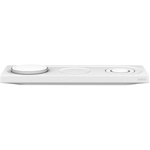Belkin 3-in-1 Wireless Charging Pad with MagSafe - Input connectors: USB - Fast Charge Mode, LED Indicator, USB Charging