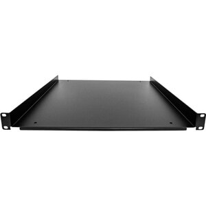 StarTech.com 1HE 19 Zoll Fachboden für netzwerk schrank, Freitragende Rack ablage, Frontmontage, Belastbarkeit 25kg, 50cm 
