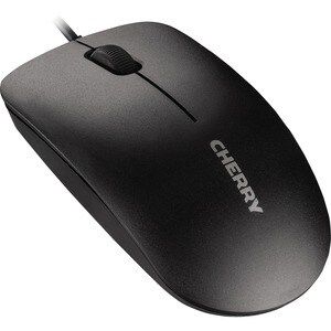 CHERRY MC 1000 Mouse - USB 2.0 - Optical - 3 Button(s) - Black - 1 Pack - Cable - 1200 dpi - Scroll Wheel - Symmetrical