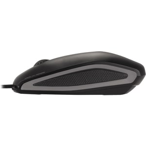 CHERRY GENTIX Corded Optical Illuminated Mouse - Optical - Cable - Black - USB - 1000 dpi - Scroll Wheel - 3 Button(s) - S