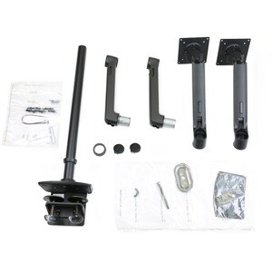 Ergotron Desk Mount for Monitor, Display, TV - Matte Black - Height Adjustable - 2 Display(s) Supported - 40" Screen Suppo