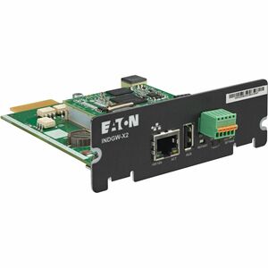 Eaton INDGW-X2 UPS Management Adapter - X-Slot - 1 x Network (RJ-45) Port(s) - USB